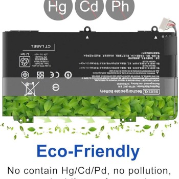 Exmate Battery for HP SE03XL HSTNN-LB7G 849568-421 849908-850 TPN-Q171, HP Pavilion 14-AL000 Series Pavilion 14-AL001ng, HP Pavilion 14-AL100 Series Pavilion 14-AL102ng [11.55V 3400] 39.27 Wh]