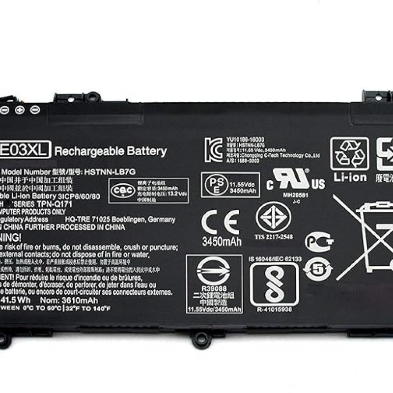 SE03XL Battery for HP Pavilion 14-AL000 14-AV000 Series:14-AL061NR 14-AL001LA 14-AL062NR 14-AL015NA 14-AL009LA 14-AV003LA AV005LA SE03041XL HSTNN-LB7G UB6Z 849568-421 541 849908-850 849988-85