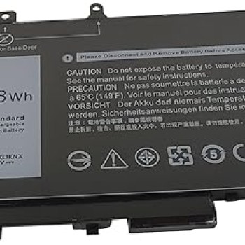 7.6V 68Wh GJKNX Laptop Battery for Dell Latitude 5480 5280 5590 5490 E5480 E5580 E5490 E5590, Precision 15 3520 3530, GD1JP 0GD1JP DY9NT 0DY9NT T 5YHR4451-BBZG 7.6V 68Wh GJKNX Laptop Battery for Dell Latitude 5480 5280 5590 5490 E5480 E5580 E5490 E5590, Precision 15 3520 3530, GD1JP 0GD1JP DY9NT 0DY9NT T 5YHR4451-BBZG