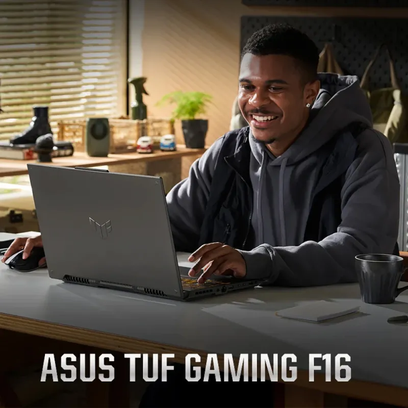ASUS TUF Gaming F16 FX607VU-RL007W Laptop (Intel Core i7-13620H - 16GB Ram - M.2 NVMe 512GB - Nvidia RTX 4050 6GB - 16.0 Inch WUXGA IPS - Win11) - Mecha Gray ASUS TUF Gaming F16 FX607VU-RL007W Laptop (Intel Core i7-13620H - 16GB Ram - M.2 NVMe 512GB - Nvidia RTX 4050 6GB - 16.0 Inch WUXGA IPS - Win11) - Mecha Gray