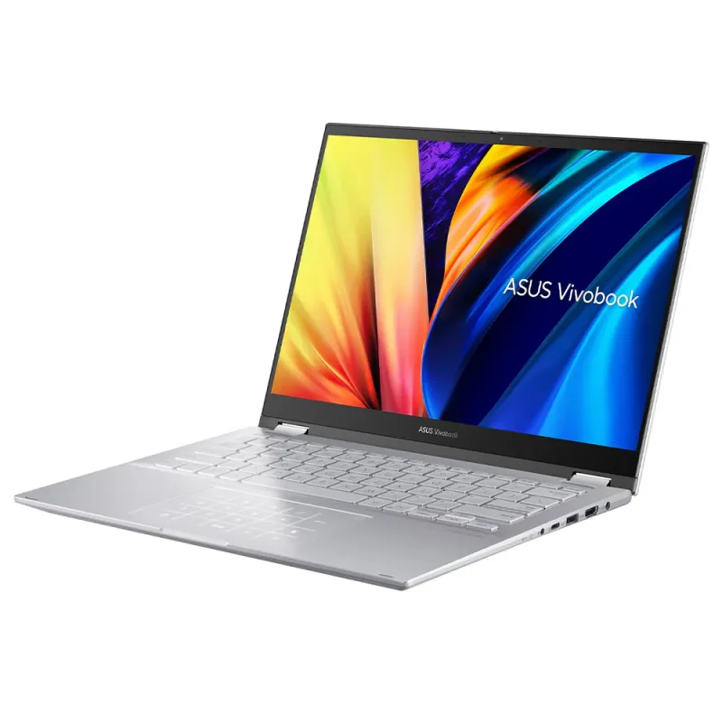 ASUS VivoBook S14 Flip TP3402VA-LZ065W Laptop (Intel Core i5-13420H - 16GB Ram - M.2 NVMe 512GB - Intel UHD Graphics - 14.0 Inch WUXGA IPS 60Hz Touchscreen 360° - Win11) - Silver ASUS VivoBook S14 Flip TP3402VA-LZ065W Laptop (Intel Core i5-13420H - 16GB Ram - M.2 NVMe 512GB - Intel UHD Graphics - 14.0 Inch WUXGA IPS 60Hz Touchscreen 360° - Win11) - Silver