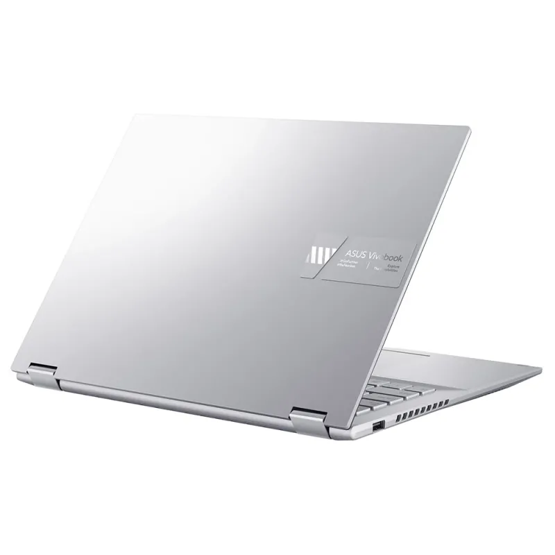 ASUS VivoBook S14 Flip TP3402VA-LZ065W Laptop (Intel Core i5-13420H - 16GB Ram - M.2 NVMe 512GB - Intel UHD Graphics - 14.0 Inch WUXGA IPS 60Hz Touchscreen 360° - Win11) - Silver ASUS VivoBook S14 Flip TP3402VA-LZ065W Laptop (Intel Core i5-13420H - 16GB Ram - M.2 NVMe 512GB - Intel UHD Graphics - 14.0 Inch WUXGA IPS 60Hz Touchscreen 360° - Win11) - Silver