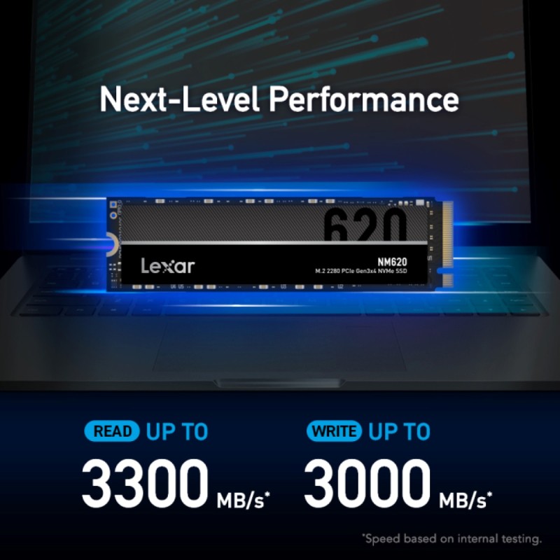 Lexar NM620 512GB NVMe PCIe M.2 SSD