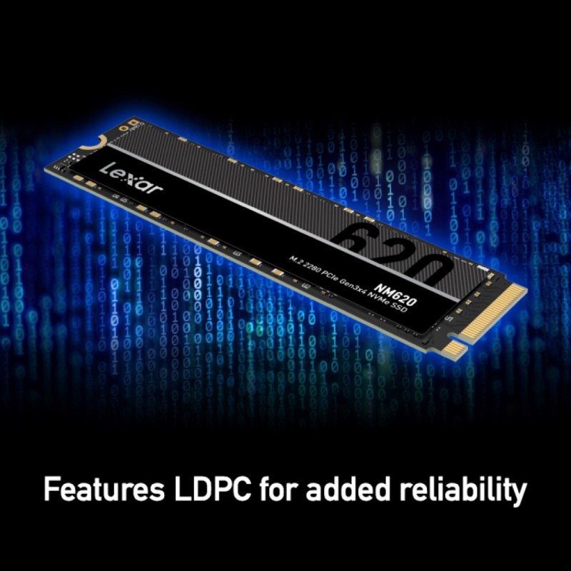 Lexar NM620 512GB NVMe PCIe M.2 SSD