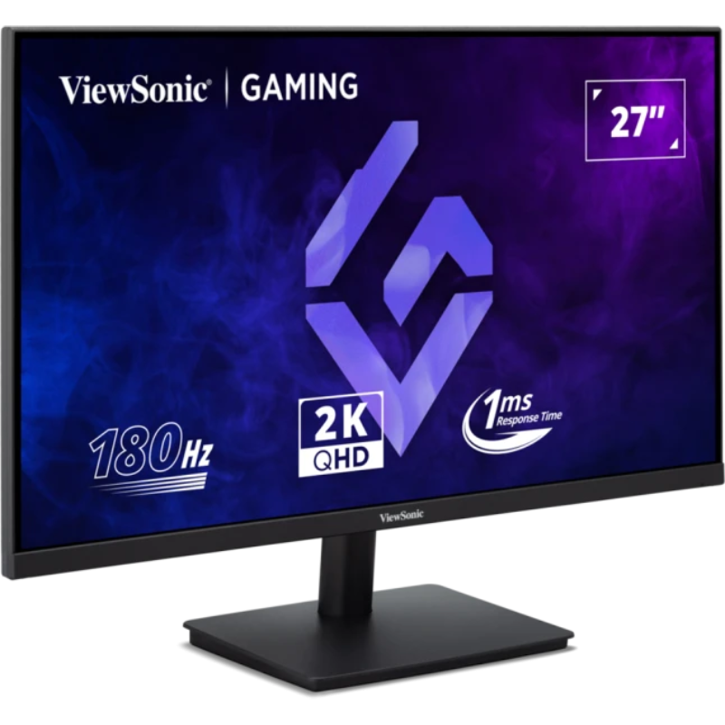ViewSonic VX27G1-2K 27 Inch 2K QHD 180Hz Gaming Monitor – IPS Panel, 1ms MPRT, FreeSync Premium & G-Sync Compatible, HDR10, Eye Care Technology, HDMI 2.0×2 & DisplayPort 1.4×1 ViewSonic VX27G1-2K 27 Inch 2K QHD 180Hz Gaming Monitor – IPS Panel, 1ms MPRT, FreeSync Premium & G-Sync Compatible, HDR10, Eye Care Technology, HDMI 2.0×2 & DisplayPort 1.4×1