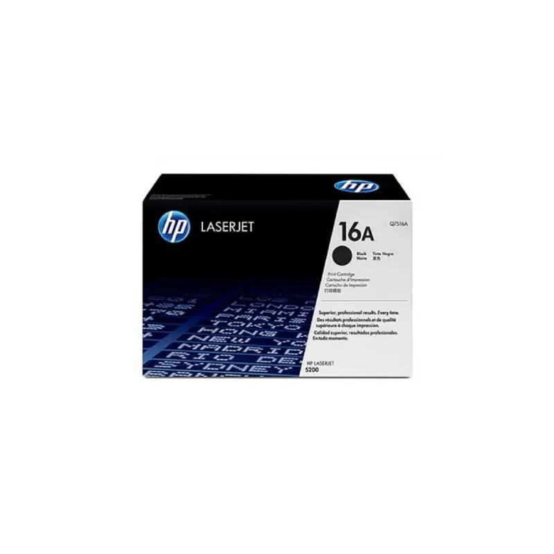 Hp 16a Laserjet Toner Print Cartridge - Black, Q7516a original