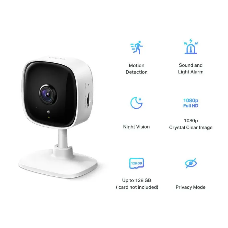 Tapo C100 Wi-Fi Indoor Security Camera 2MP 3.15mm (Mic) Tapo C100 Wi-Fi Indoor Security Camera 2MP 3.15mm (Mic)
