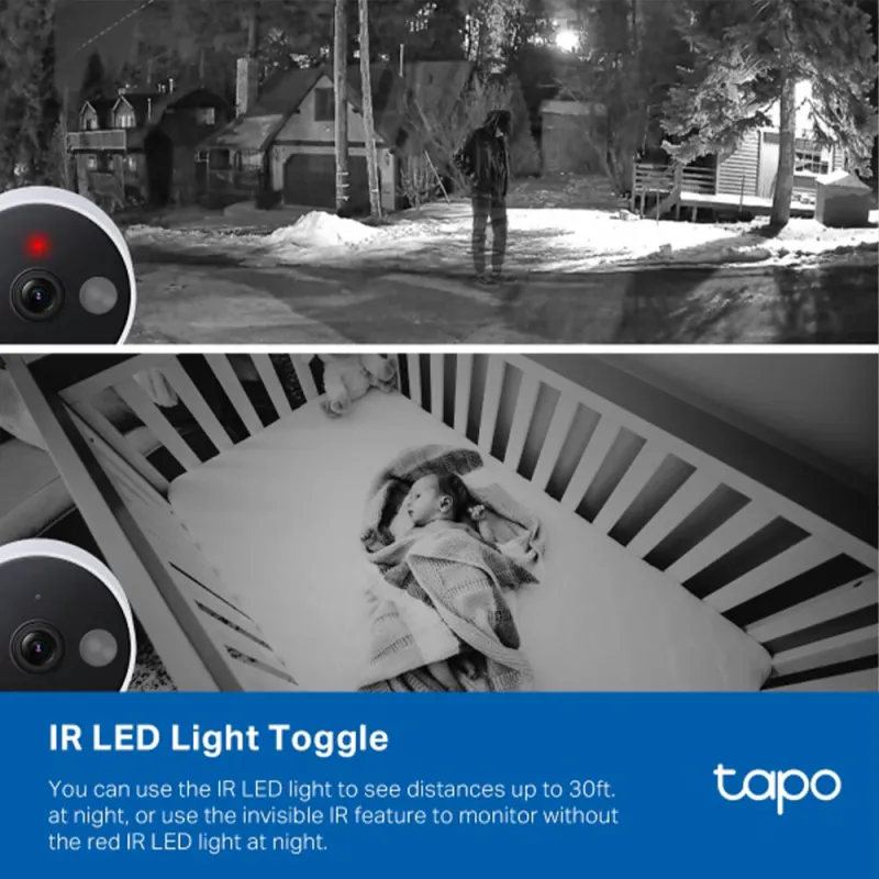 Tapo C120 Wi-Fi AI Indoor & Outdoor Security Camera 2K 4MP 3.17mm (Mic) (Full Color) Tapo C120 Wi-Fi AI Indoor & Outdoor Security Camera 2K 4MP 3.17mm (Mic) (Full Color)