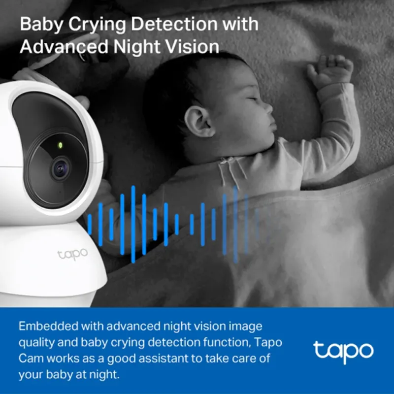Tapo C200C V5 Wi-Fi Pan & Tilt Indoor Security Camera 2MP 4mm (Mic) Tapo C200C V5 Wi-Fi Pan & Tilt Indoor Security Camera 2MP 4mm (Mic)