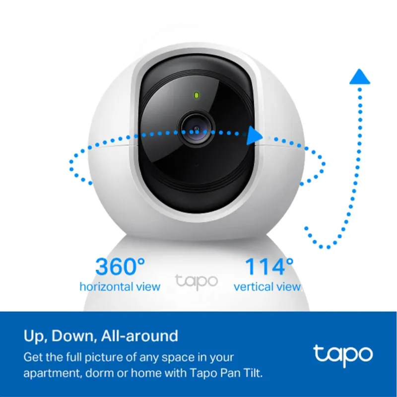 Tapo C200C V5 Wi-Fi Pan & Tilt Indoor Security Camera 2MP 4mm (Mic) Tapo C200C V5 Wi-Fi Pan & Tilt Indoor Security Camera 2MP 4mm (Mic)