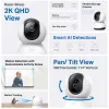 Tapo C220 V1 Wi-Fi Pan & Tilt AI Indoor Security Camera 2K 4MP 4mm (Mic)