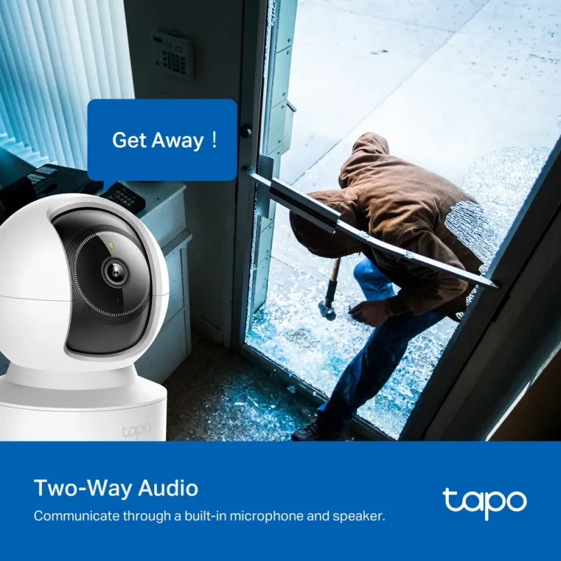 Tapo C222 V1 Wi-Fi Pan & Tilt AI Indoor Security Camera 2K 4MP 3.99mm (Mic) Tapo C222 V1 Wi-Fi Pan & Tilt AI Indoor Security Camera 2K 4MP 3.99mm (Mic)