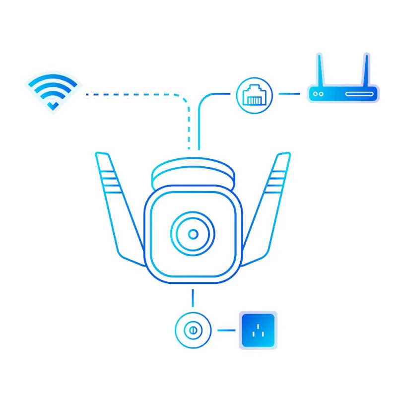 Tapo C310 V2.20 Wi-Fi Outdoor Security Camera 2K 3MP 3.9mm (Mic) Tapo C310 V2.20 Wi-Fi Outdoor Security Camera 2K 3MP 3.9mm (Mic)