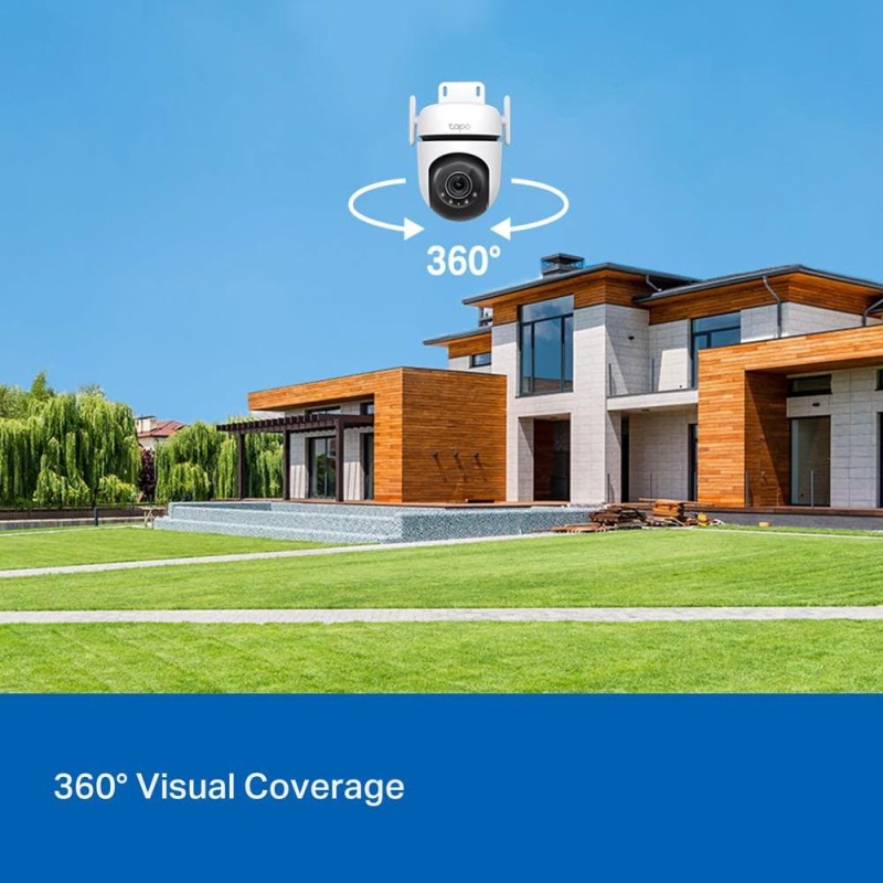 Tapo C520WS V2 Wi-Fi Pan & Tilt Outdoor Security Camera 2K 4MP 3.2mm (Mic) Tapo C520WS V2 Wi-Fi Pan & Tilt Outdoor Security Camera 2K 4MP 3.2mm (Mic)
