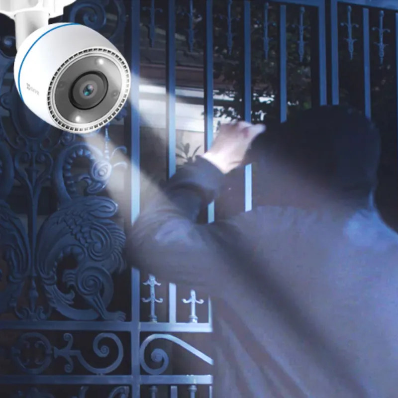 EZVIZ H3C CS-H3C-R100-1K2WFL Wi-Fi Outdoor Security Camera 2MP 4mm (Mic) (Full Color) EZVIZ H3C CS-H3C-R100-1K2WFL Wi-Fi Outdoor Security Camera 2MP 4mm (Mic) (Full Color)