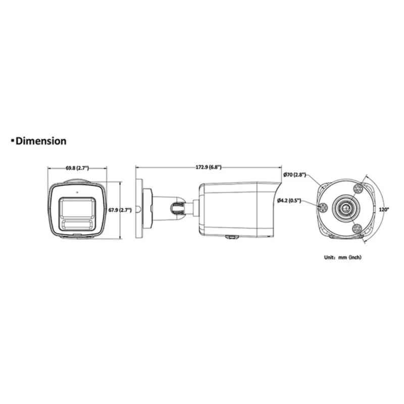 Hikvision DS-2CD1047G2H-LIU Outdoor IP Security Camera 4MP 4mm (Mic) (ColorVu) Hikvision DS-2CD1047G2H-LIU Outdoor IP Security Camera 4MP 4mm (Mic) (ColorVu)