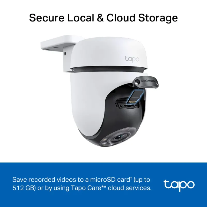 Tapo TC41 V2.0 Wi-Fi Pan & Tilt Outdoor Security Camera 2K 3MP 3.9mm (Mic) Tapo TC41 V2.0 Wi-Fi Pan & Tilt Outdoor Security Camera 2K 3MP 3.9mm (Mic)