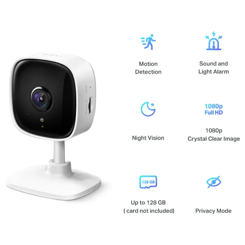 Tapo TC60 Wi-Fi Indoor Security Camera 2MP 3.15mm (Mic) Tapo TC60 Wi-Fi Indoor Security Camera 2MP 3.15mm (Mic)