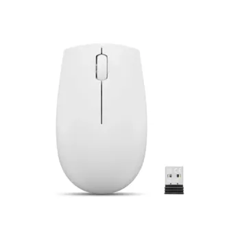 Lenovo 300 Wireless Compact Mouse, Optical sensor with 1000 DPI resolution, Compact and portable design