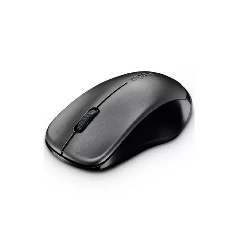 Rapoo Wireless Mouse 1620, Comfortable Elongated Design - Black Rapoo Wireless Mouse 1620, Comfortable Elongated Design - Black