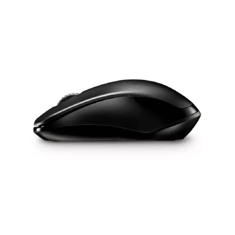 Rapoo Wireless Mouse 1620, Comfortable Elongated Design - Black Rapoo Wireless Mouse 1620, Comfortable Elongated Design - Black