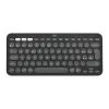 Logitech PEBBLE KEYS 2 K380s Slim, Minimalist Bluetooth Keyboard With Customizable Keys - Black Logitech PEBBLE KEYS 2 K380s Slim, Minimalist Bluetooth Keyboard With Customizable Keys - Black