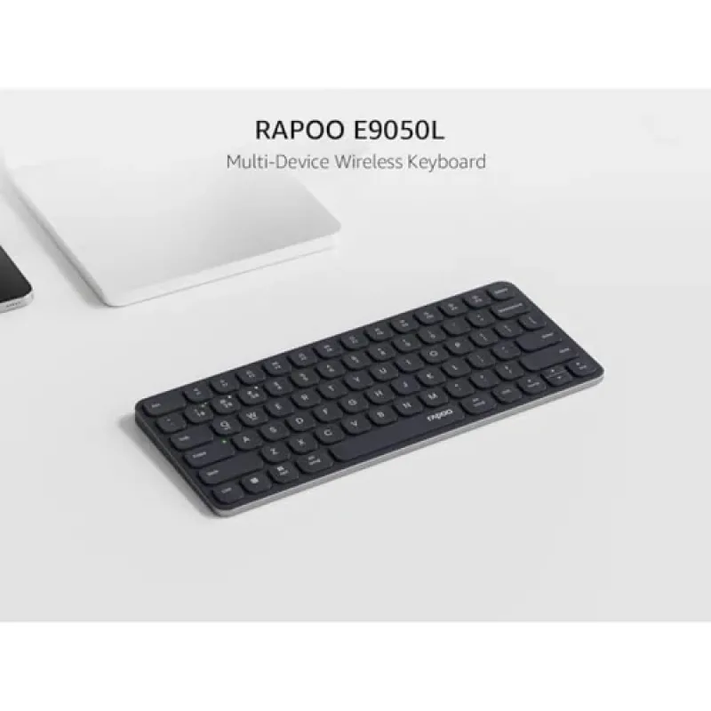 Rapoo Multi-Mode Wireless Keyboard - E9050L - Black Rapoo Multi-Mode Wireless Keyboard - E9050L - Black