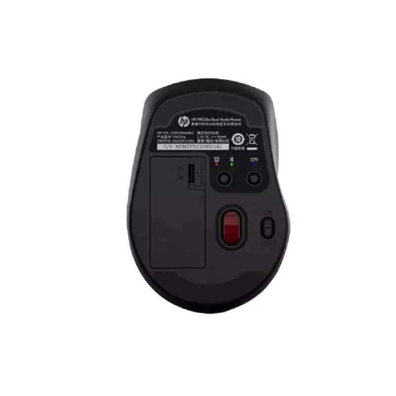 HP Mouse FM530A 2.4Ghz Wireless Mouse and Bluetooth Dual Mode Office - Black HP Mouse FM530A 2.4Ghz Wireless Mouse and Bluetooth Dual Mode Office - Black