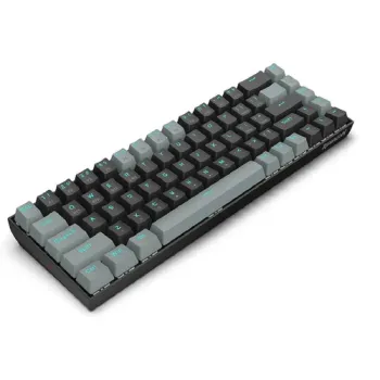 Redragon Gwern Dual Mode Wireless Bluetooth Mechanical Keyboard - Red Switch, Black/Grey Redragon Gwern Dual Mode Wireless Bluetooth Mechanical Keyboard - Red Switch, Black/Grey
