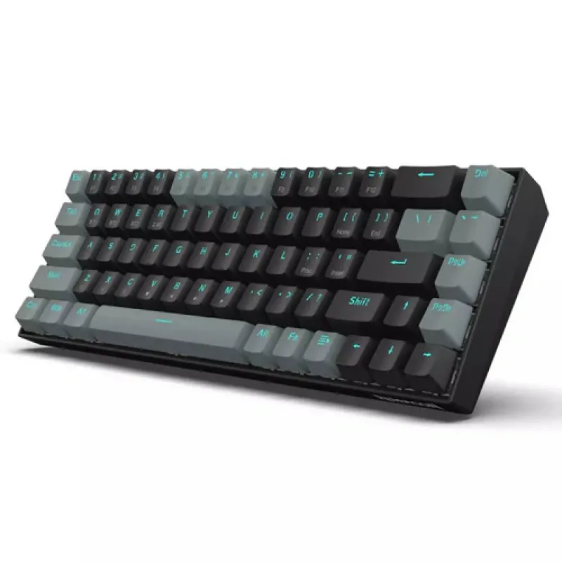 Redragon Gwern Dual Mode Wireless Bluetooth Mechanical Keyboard - Red Switch, Black/Grey Redragon Gwern Dual Mode Wireless Bluetooth Mechanical Keyboard - Red Switch, Black/Grey