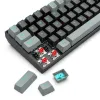 Redragon Gwern Dual Mode Wireless Bluetooth Mechanical Keyboard - Red Switch, Black/Grey Redragon Gwern Dual Mode Wireless Bluetooth Mechanical Keyboard - Red Switch, Black/Grey