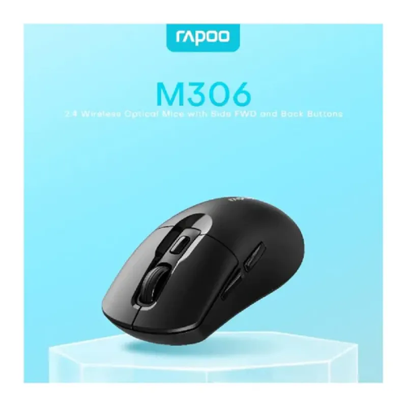 Rapoo M306 Wireless Optical Mouse - Black Rapoo M306 Wireless Optical Mouse - Black