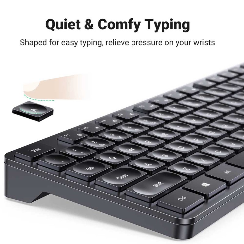 Ugreen MK006 Wireless Keyboard & Mouse Combo English & Arabic Ugreen MK006 Wireless Keyboard & Mouse Combo English & Arabic