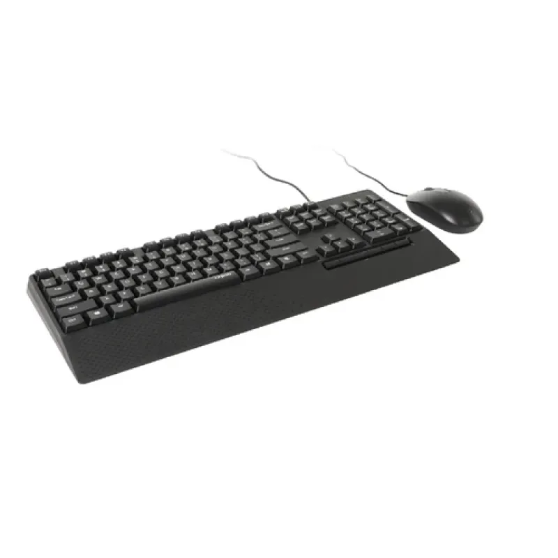 Rapoo Keyboard Combo, NX2000, Spill-Resistant keyboard and Mouse Design - Black Rapoo Keyboard Combo, NX2000, Spill-Resistant keyboard and Mouse Design - Black