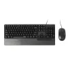 Rapoo Keyboard Combo, NX2000, Spill-Resistant keyboard and Mouse Design - Black Rapoo Keyboard Combo, NX2000, Spill-Resistant keyboard and Mouse Design - Black