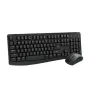 Rapoo Wireless Optical Keyboard Combo - X1800 Pro - Black