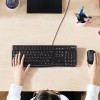 Logitech K120 Wired Keyboard, Arabic Layout, USB – Comfortable & Durable Typing - Black Logitech K120 Wired Keyboard, Arabic Layout, USB – Comfortable & Durable Typing - Black