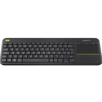 Logitech K400 Plus Wireless Touch Keyboard - Black