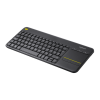 Logitech K400 Plus Wireless Touch Keyboard - Black