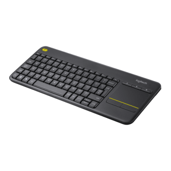 Logitech K400 Plus Wireless Touch Keyboard - Black