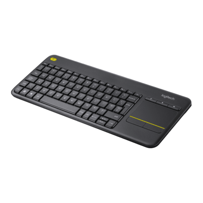 Logitech K400 Plus Wireless Touch Keyboard - Black