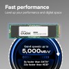 Crucial E100 2TB PCIe Gen4 NVMe M.2 SSD Crucial E100 2TB PCIe Gen4 NVMe M.2 SSD