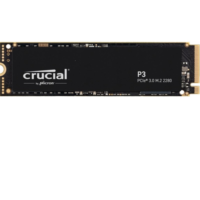 Crucial P3 500GB PCIe M.2 2280 SSD