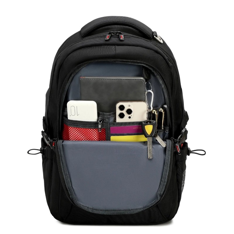 Rahala BR00740 laptop backpack-Black Rahala BR00740 laptop backpack-Black