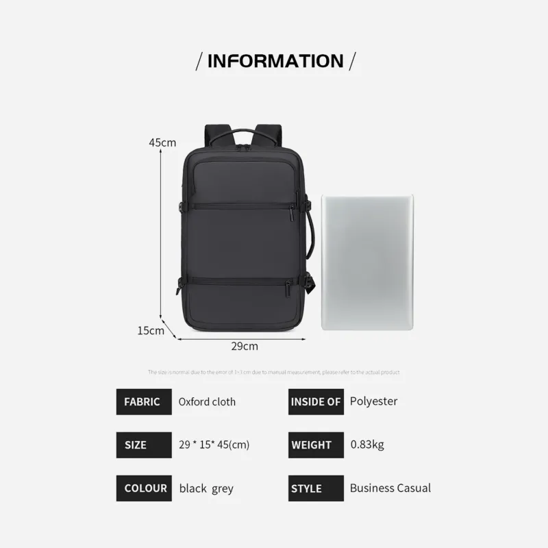 Rahala RAL 2026 laptop backpack-Black Rahala RAL 2026 laptop backpack-Black