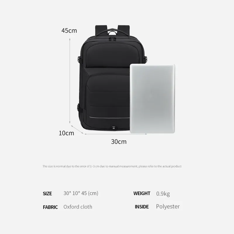 Rahala RAL 2201 laptop backpack - Black Rahala RAL 2201 laptop backpack - Black