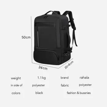 Rahala RAL2405 laptop backpack-Black Rahala RAL2405 laptop backpack-Black