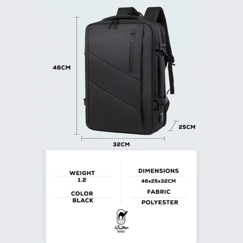 Rahala RAL490 laptop backpack - Black Rahala RAL490 laptop backpack - Black
