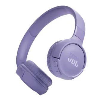 JBL Tune 520BT Wireless On-Ear Headphones, Pure Bass Sound, 57H Battery with Speed Charge, Hands-Free Call Voice Aware, Multi-Point Connection - Purple JBL Tune 520BT Wireless On-Ear Headphones, Pure Bass Sound, 57H Battery with Speed Charge, Hands-Free Call Voice Aware, Multi-Point Connection - Purple