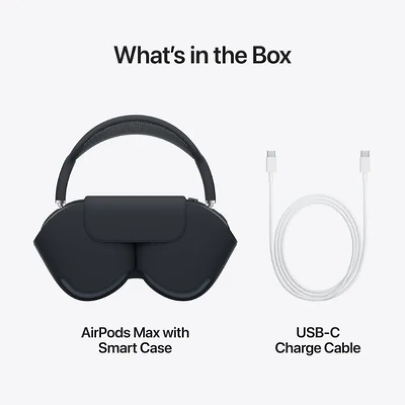 Apple AirPods Max USB-C Wireless Over-Ear Headphones - A3184 Apple AirPods Max USB-C Wireless Over-Ear Headphones - A3184
